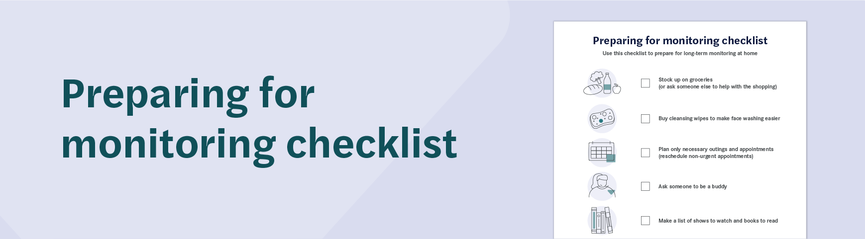 Download the Preparing for Monitoring Checklist.