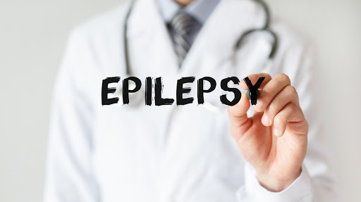 Doctor writing the word 'Epilepsy' with a marker